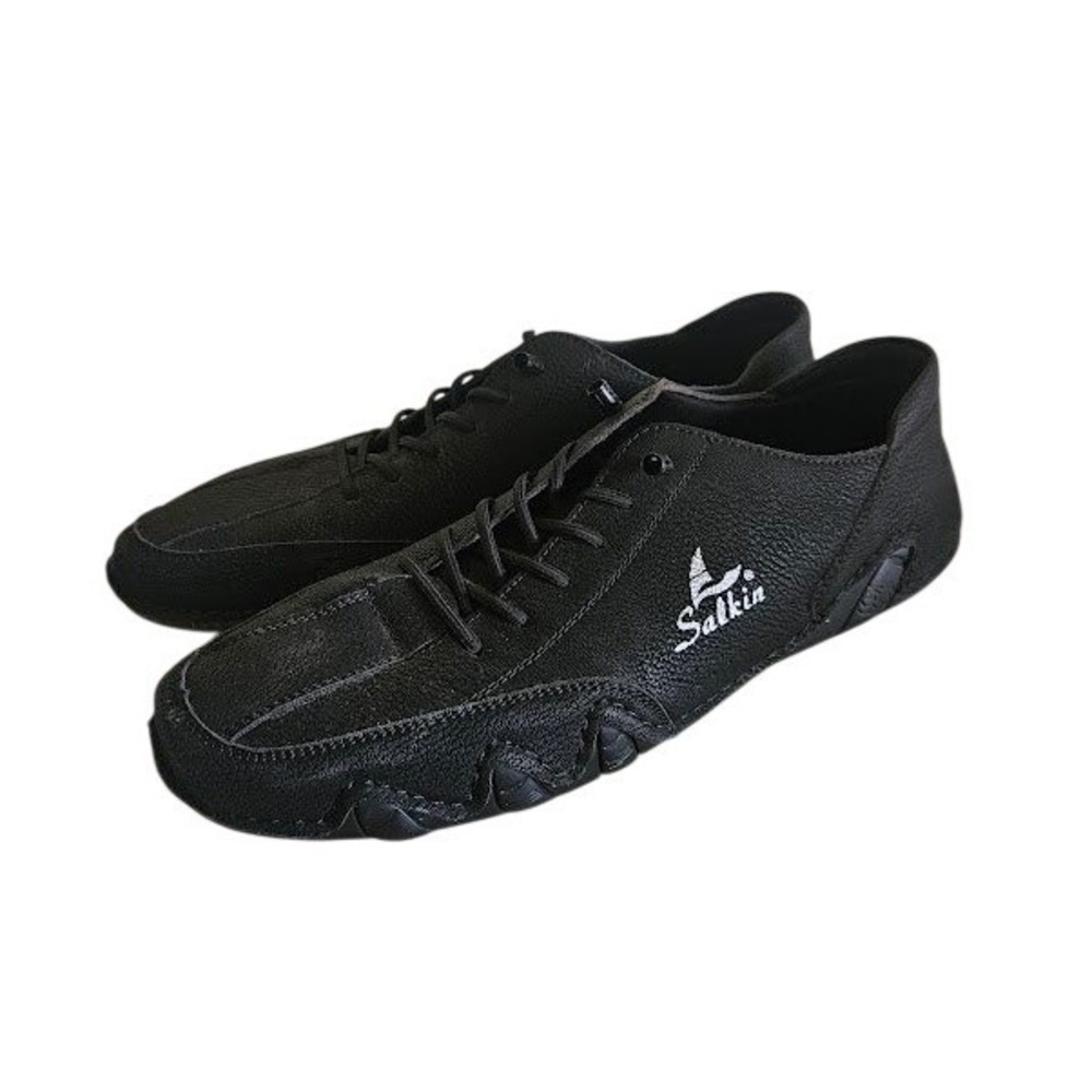 Salkin Barefoot Walking Shoes Men Size 45 US 11.5-12 Black Casual Comfort